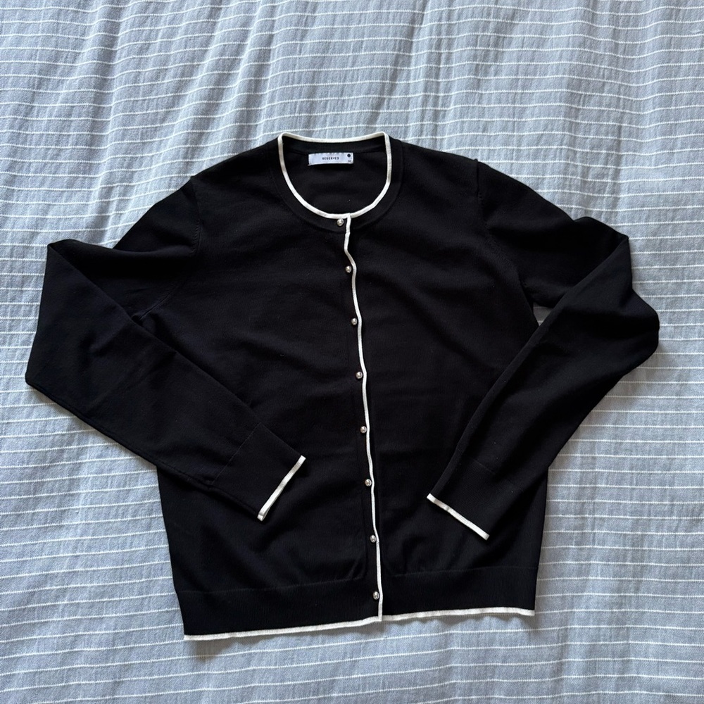 Reserved Black Cardigan NWOT